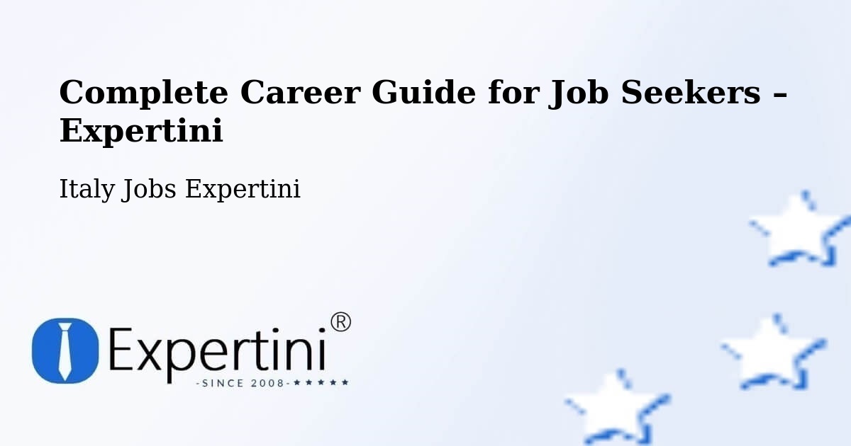 Career Guide for Job Seekers – Pinerolo - Pinerolo, Italy Jobs Expertini